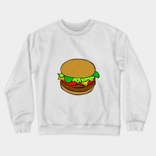 Yummy Hamburger Crewneck Sweatshirt